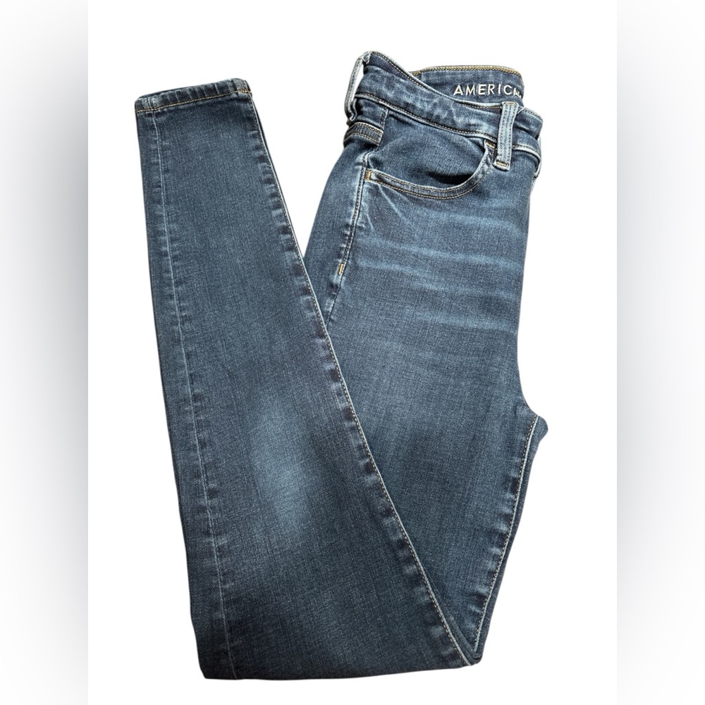American Eagle Outfitters Dark Blue Skinny Jeans